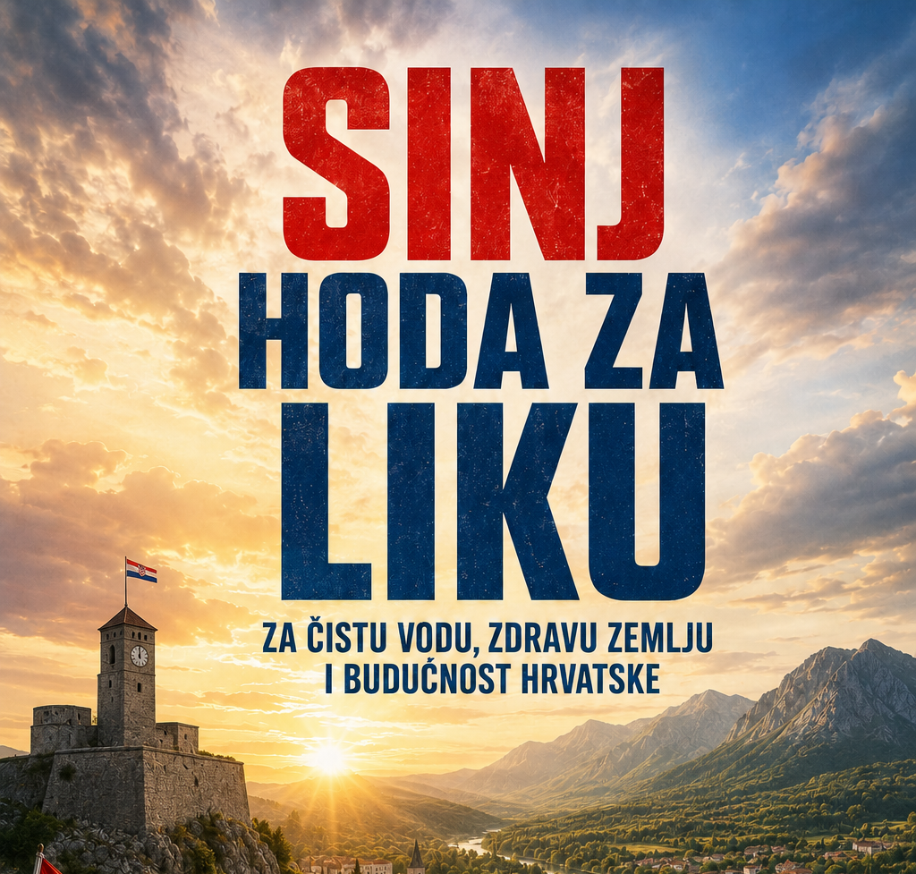 Grad Sinj osigurao autobus za prosvjed u Zagrebu „Hodaj za Liku, hodaj za Hrvatsku“, gradonačelnik Bulj pozvao na solidarnost